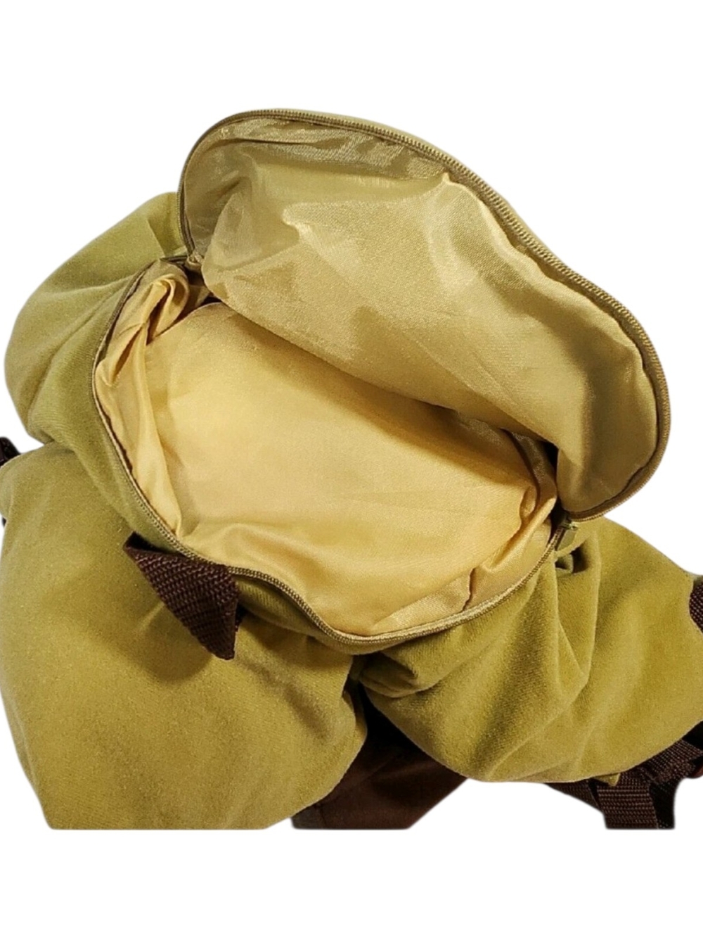 Star Wars Yoda Plush Backpack New With Tags Hooded Jedi Lucasfilm Clean - Picture 5 of 10